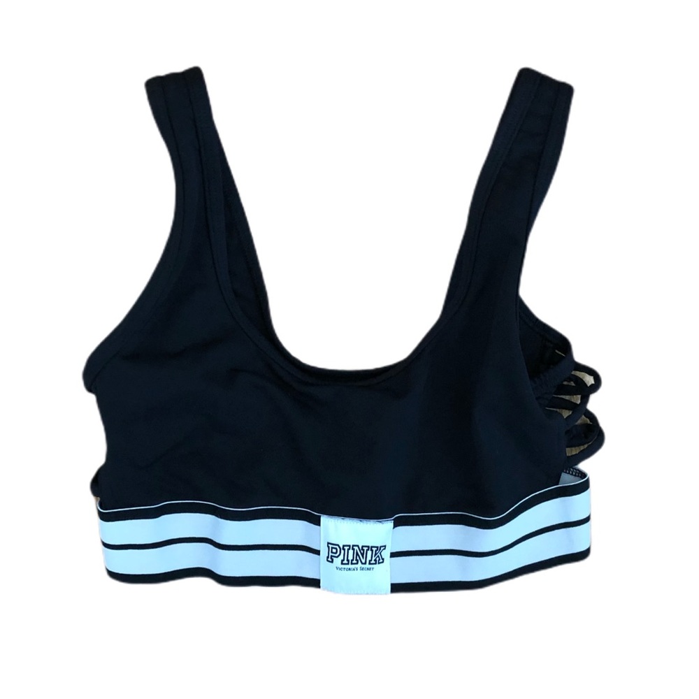 PINK Victoria’s Secret Sports Bra Criss Cross Side